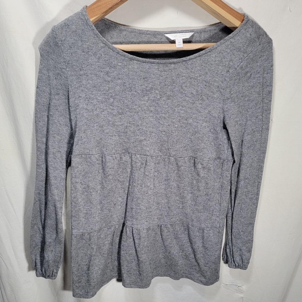 Lauren Conrad size medium long-sleeve blouse with scrunch wrists in great shape!